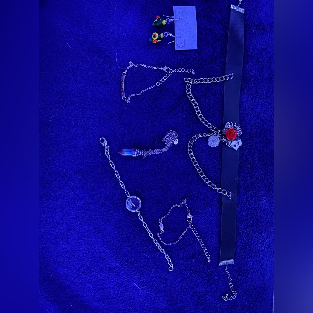Wild Card Jewelry Bundle (Choker, Earrings, Necklace, Bracelets)